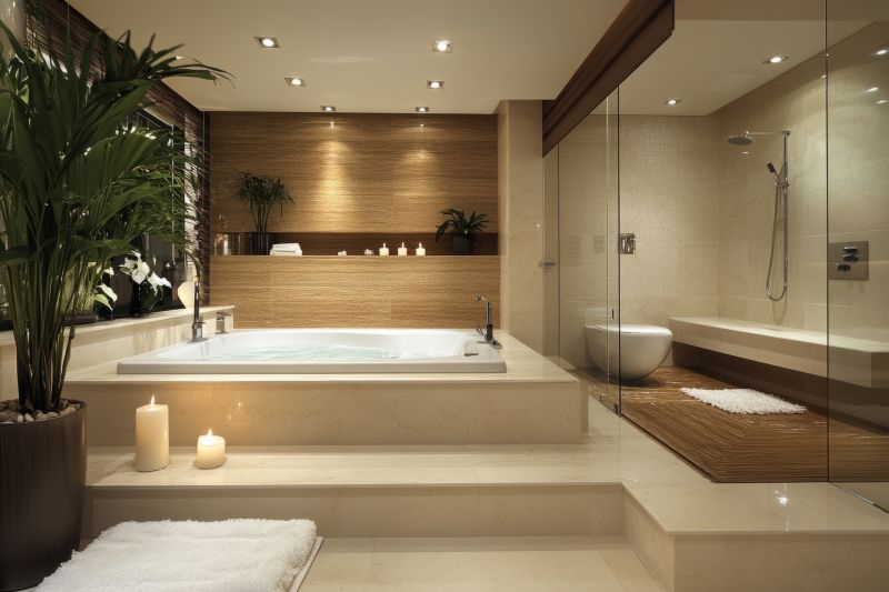 Luxury Corner Spa Tub